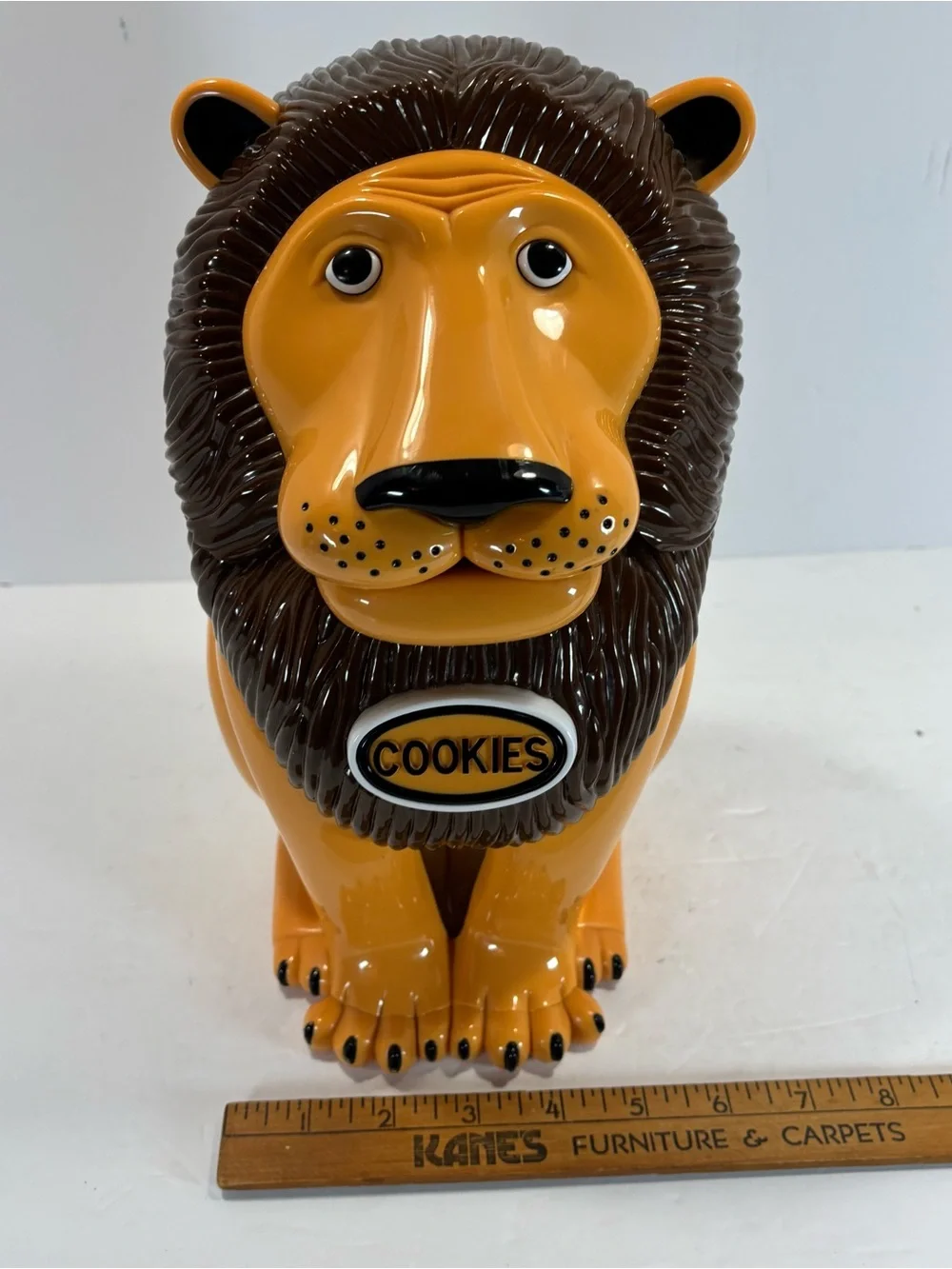 Vintage 1999 The Original Tiger Cookie Jar Roaring Talking Lion ● Working GREAT!